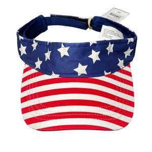Stars and Stripes cotton visor.